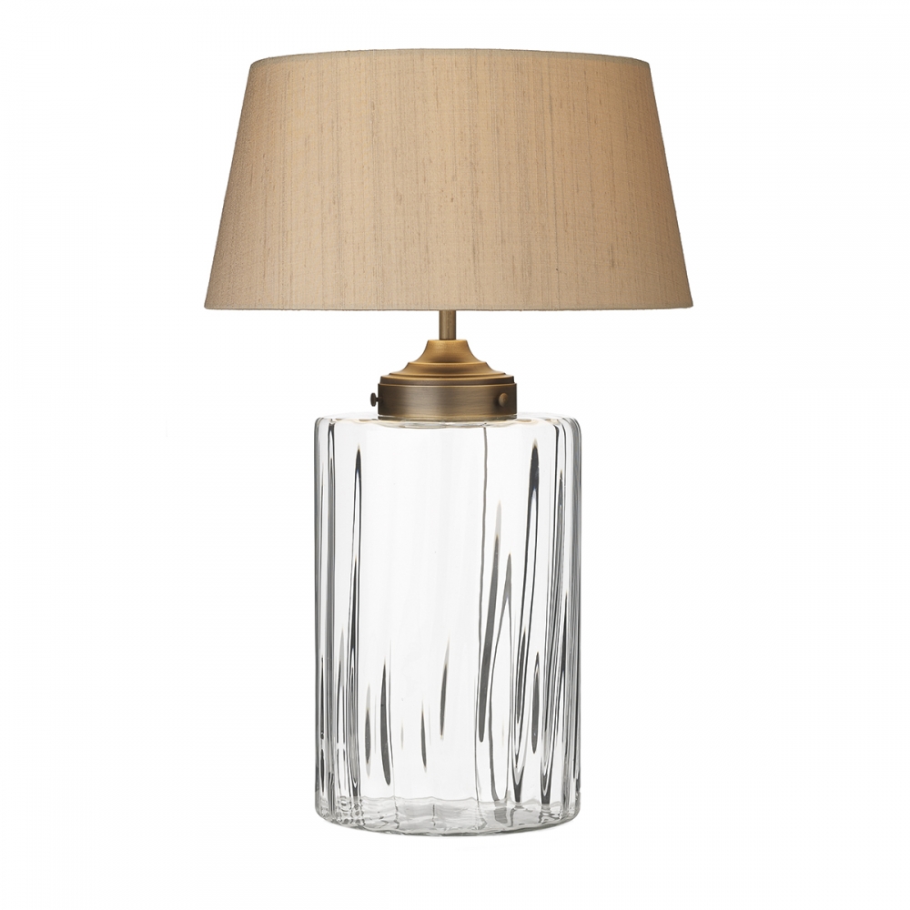 Kew Clear Table Lamp and Shade